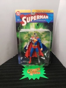 dc direct COLLECTIBLES DEATH OF SUPERMAN RETURNS SERIES CYBORG SUPERMAN FIGURE - Picture 1 of 2