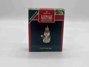 Hallmark Keepsake Miniature Ornament 1992 COOL UNCLE SAM - Picture 1 of 2
