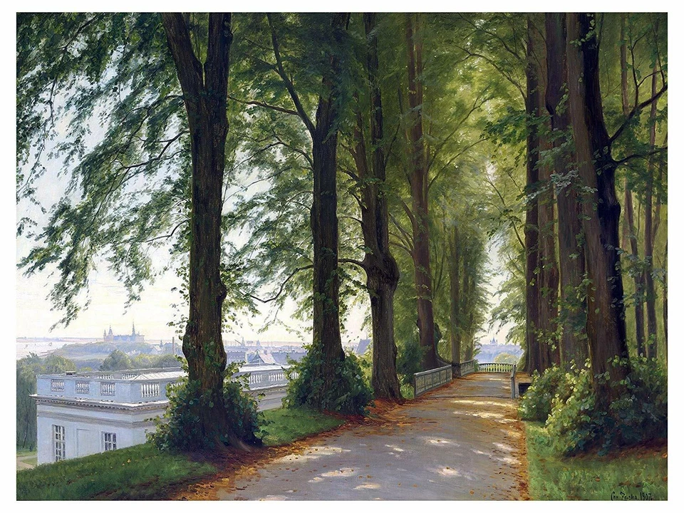 Paisaje Parque Carretera Árboles C. Zacho Azulejo Mural Cocina Salpicadero Mármol Cerámica Foto 1 de 1