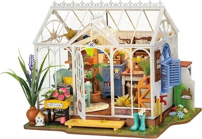 Rolife Dreamy Garden House DIY 1:24 Dollhouse Wooden Puzzle Adult Xmas Gift Toy - Image 1 of 4