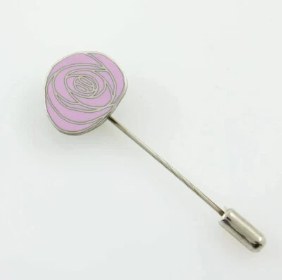 Prendedor de palo esmaltado vintage ACME Studio CHARLES RENNIE MACKINTOSH “Rosa” NUEVO Foto 1 de 3