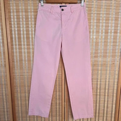 Polo Ralph Lauren Rosa 100% Algodón Pierna Recta Pantalones Juniors Talla 14 Foto 1 de 4