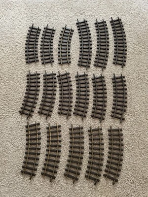 LGB G Curved Track Sections 14 1100  and 3 1500 - Image 1 of 4