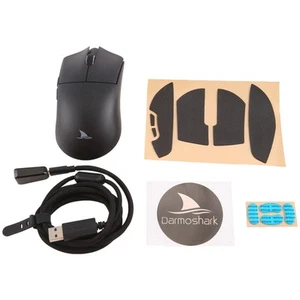  Gaming Mouse M3-Pro 4KHz  Esports PAM3395 Optical Mice Black R4J7 - Afbeelding 1 van 10