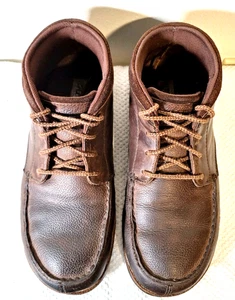 Olukai Boots Mens USM9/Eur 42 Hamakua Chukka Brown Leather Lace-up Ankle - Picture 1 of 12