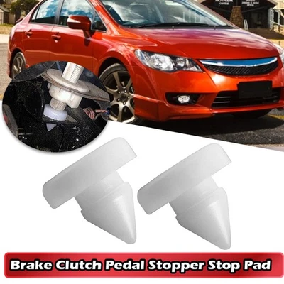 2x  For Honda Civic Accord Brake Clutch Pedal Stopper Pad OE# 46505-SA5-000 - Image 1 of 4