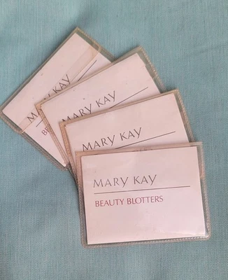 Lot of 4 Mary Kay Beauty Blotters 100% Linen Oil Absorbing Sheets Vintage - Image 1 of 2