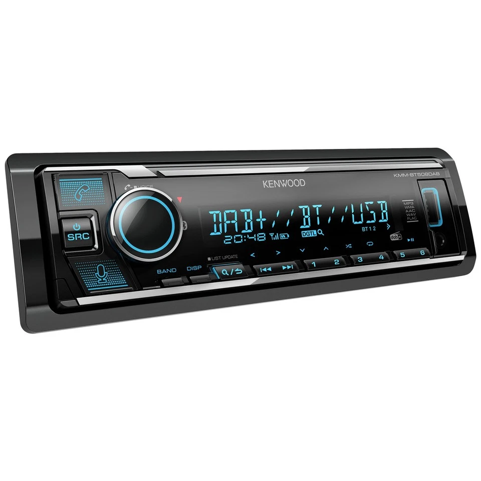 Kenwood KMMBT508DAB Autoradio DAB+ Tuner, Anschluss für Lenkradfernbedienung,... - Bild 1 von 1