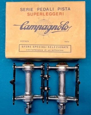 使用一次 - Campagnolo Superleggeri 轨道踏板 1038/A Superleggero 踏板 — 第 1/4 张图片