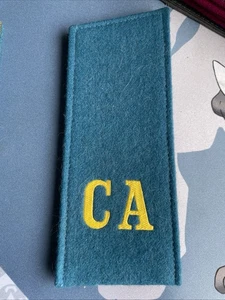 Ejército Soviético Ruso Militar CA Azul Hombro Tableros Uniforme Ropa URSS Años 70 NUEVO - Imagen 1 de 3