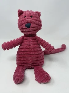 "Muñeco gatito de peluche de pana rosa de 10"" Jellycat London Cordy Roy Cat" - Imagen 1 de 9