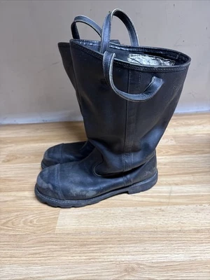 SympaTex Vibram Botas de Fuego Impermeables de Cuero Negro EE. UU. Para Hombre Talla 11 XW Foto 1 de 4