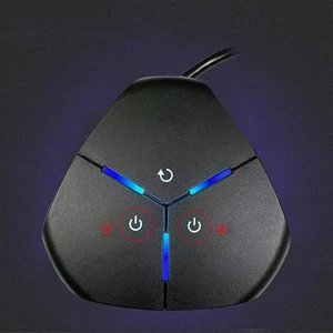 PC Power Button Easy Opera-tion Small Lightweight ABS Glossy Desktop NEW - Afbeelding 1 van 11
