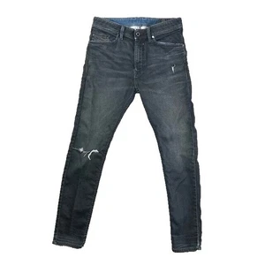 Jeans Diesel Para Hombres 30 Negros Spender-NE Ajustados Pierna Cónica Banda Elástica Envejecida - Imagen 1 de 17