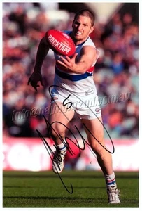 Signed Western Bulldogs AFL 28 x 18cm Photo - Matthew Boyd - Proof COA - Picture 1 of 3