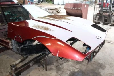 1985-1996 Chevrolet Corvette 5.7L Red Hood Assembly *Has some issues see pics* - Image 1 of 4