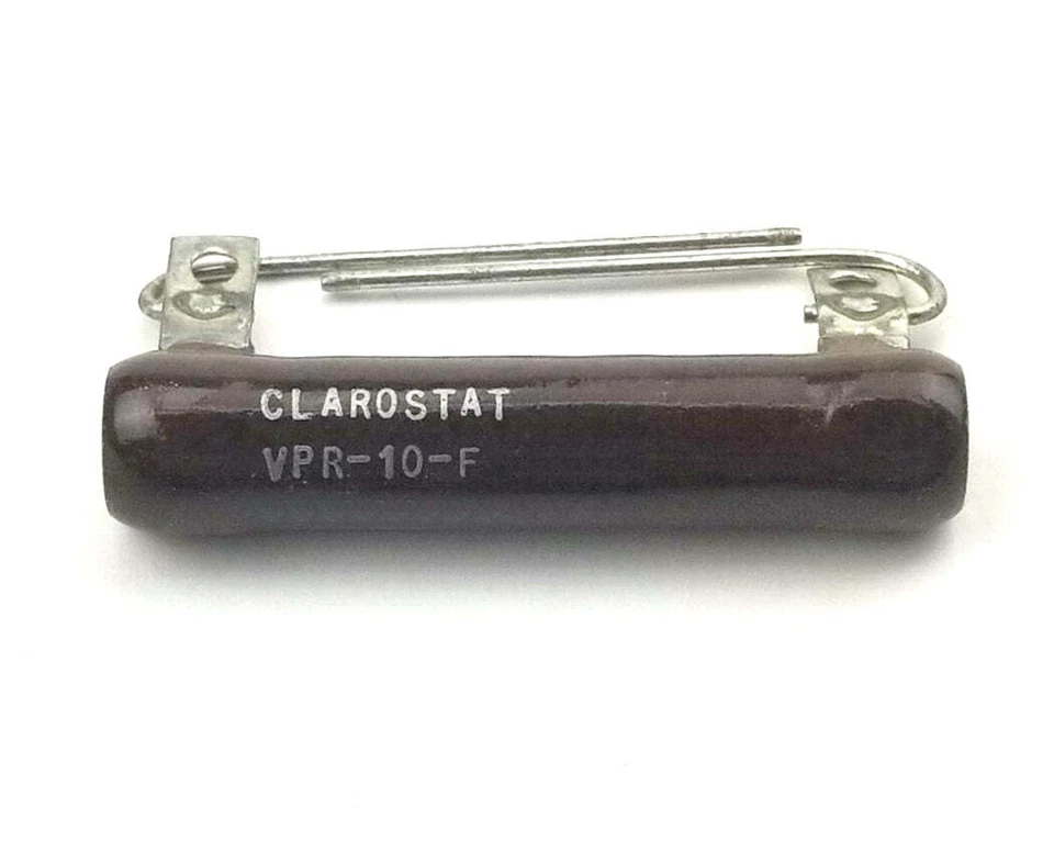 Clarostat VPR10F-500, 500 Ohm 10 Watt, Wirewound Tubular Power Resistor 10W - Image 1 of 1