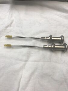 Lot Of 2 Qty: 2 Brand New Open Box Stryker 502-244-520 Trocar for 3.2mm cannula