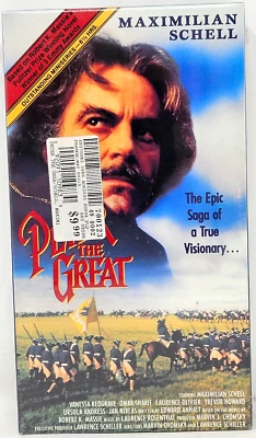 Peter the Great Epic Saga Maximilian Schell Sealed VHS Tape 1994 Starmaker #1098 Foto 1 de 4