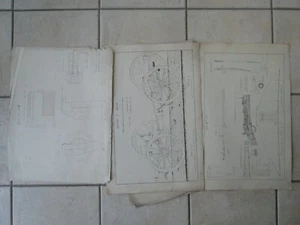 8 planches d'ARTILLERIE vers 1870 : FUSILS, CANONS, CHARIOT + planche MS CANON. - Foto 1 di 9