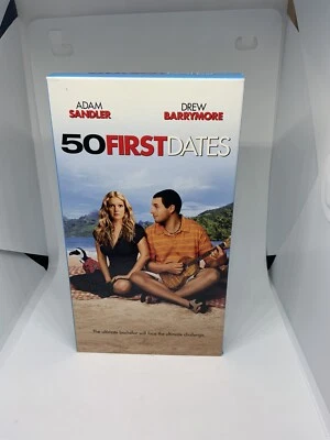 50 First Dates VHS VCR Video Tape Used Adam Sandler Drew Barrymore, Very Good Te - Image 1 of 3