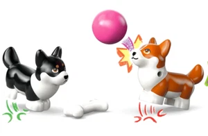 New LEGO Animal - Corgi Dog Pet - You Choose Color! Waffles Peaches - Picture 1 of 5