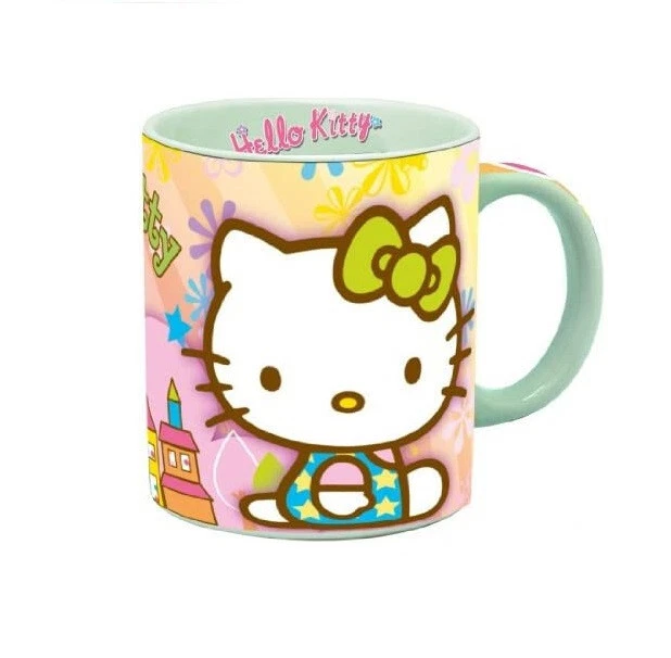 Hello Kitty Mediano Colores Brillantes Taza de Cerámica en una Caja - Imagen 1 de 1