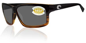 Gafas de sol Costa del Mar corte marco de coco desvanecido gris 580 plástico lentes polarizadas - Imagen 1 de 9
