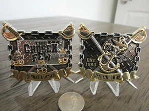 USN The Chosen Few Goat Locker Navy Chiefs Ask The Chief CPO Challenge Coin - Bild 1 von 8
