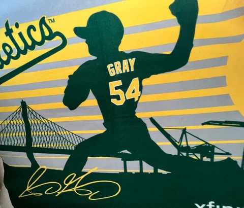 NEW Athletics Oakland A's 2016 Sonny Gray # 54 Blanket  - Stadium Giveaway Cover