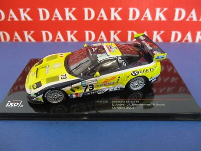 Die cast 1/43 Modellino Auto Chevrolet Corvette C5-R N73 Le Mans 2007 by Ixo - Immagine 1 di 4
