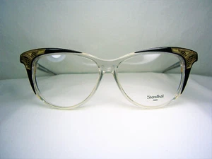 Stendhal luxury eyeglasses square oval women men frames vintage NOS - Picture 1 of 10