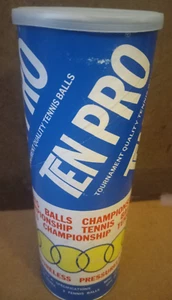 Pelotas de tenis vintage Ten Pro Quality X3 - Imagen 1 de 5