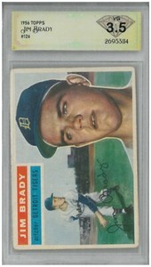 1956 Topps JIM BRADY #126 💎 DSG 3.5 VG