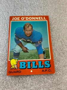 Topps Joe O'Donnell RC #4 1971 Buffalo Bills EX ~L-19 - Imagen 1 de 2