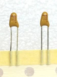 NDTM105K35F1 NIC COMPONENTS Cap Tant Solid 1uF 35V 10% RADIAL 30 PIECES - Picture 1 of 2
