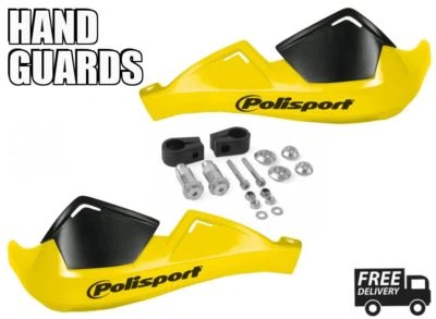 Guardamanos amarillos Polisport para moto Yamaha YZ 60 82-84 Foto 1 de 4