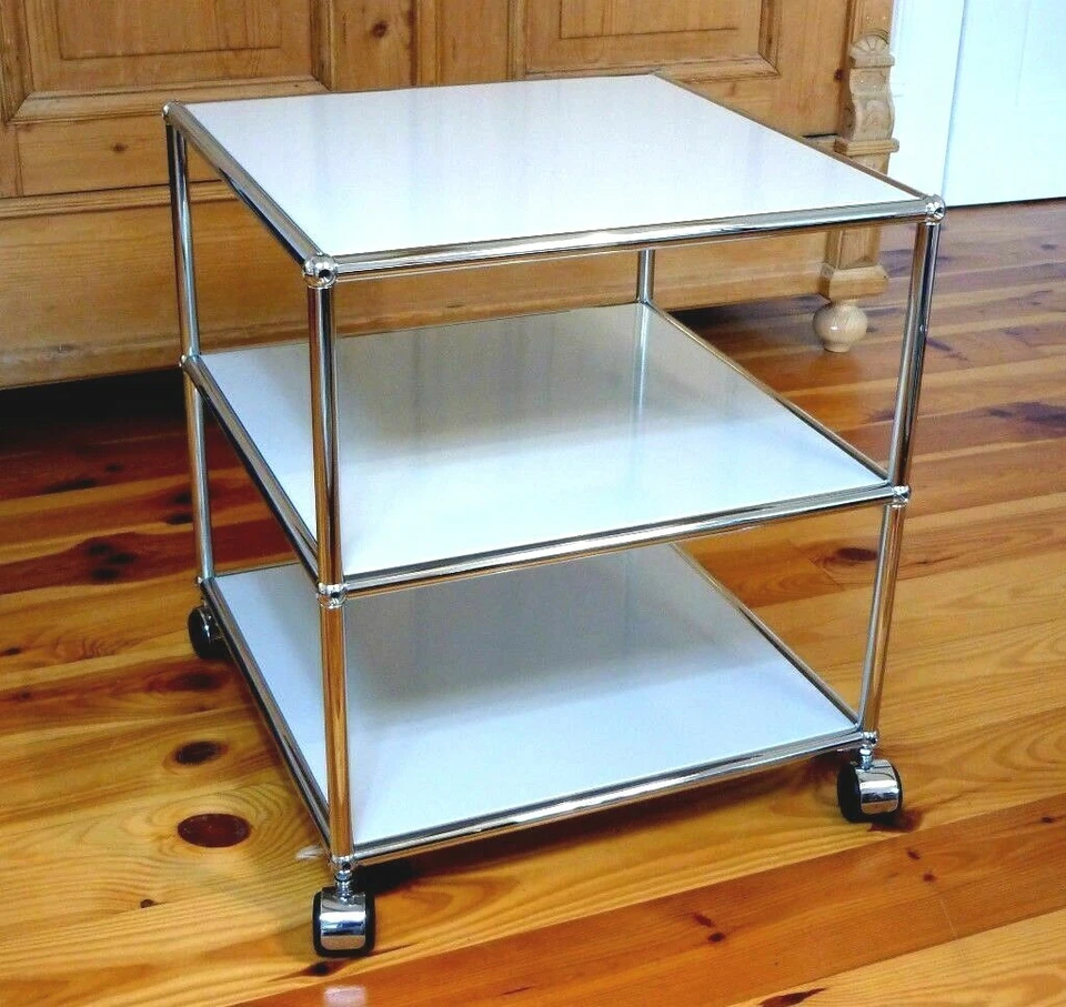 * USM Haller TV HiFi Möbel * Highboard Regal Rollen Lichtgrau * Rechnung MwSt. * - Bild 1 von 1