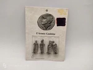4 Gaulish Pewter Warriors 33mm - Picture 1 of 2