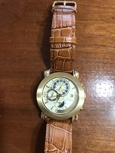 ENGELHARDT /Germany/dual Time / AUTOM-SUN-MOON zone(model only 1 on ebay) - Picture 1 of 2