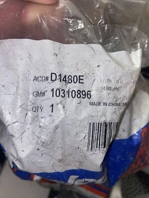 New ACDelco Ignition Switch D1480E GM # 10310896 2004-2008 Pontiac Grand Prix - Image 1 of 4