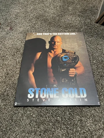 wwf stone cold steve austin Plaque 20x16 Cover