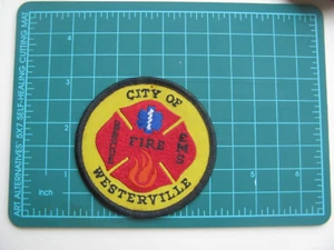 Vintage Obsolete Ohio Fire Department Patch Westerville - Picture 1 of 2
