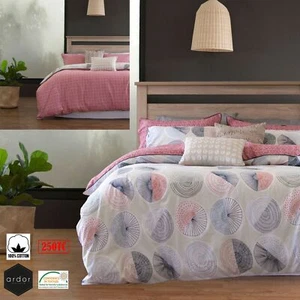 250TC Cotton Positano Multi Reversible Quilt Cover Set by Ardor - QUEEN KING - Picture 1 of 8