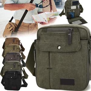 Men Women Small Cross-body Bag Phone Tablet Case Shoulder Bag Messenger Wallet - Picture 1 of 33