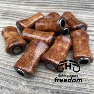 [FHF] Wood Handle Knob Paddle Type 2 Sapele Mahogany (1 piece) F-28 - Picture 1 of 16