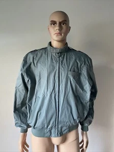 Vintage 1980’s Europe Craft Blue Cotton Blend Wind Breaker Jacket Coat Men’s M - Picture 1 of 12