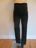 black maternity work trousers