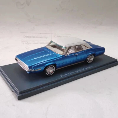 NEO 1/43 Scale Resin Model FORD THUNDERBIRD LANDAU 1969 blue - Image 1 of 3