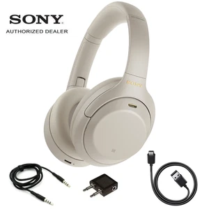 Original Sony WH-1000XM4 Wireless Noise Cancelling Kopfhörer - Silber - Bild 1 von 4